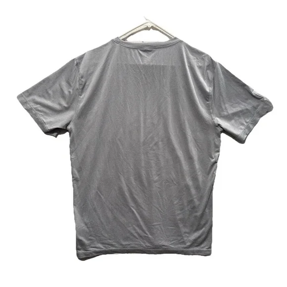 VUORI Mens Tradewind Active Performance Shirt Sz L Gray Short Sleeve Pocket V109 - Picture 2 of 12